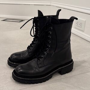Aqua Aria Combat Boots